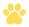 Yellow paw print icon